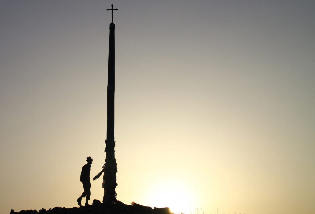 Amanecer en Cruz de Ferro